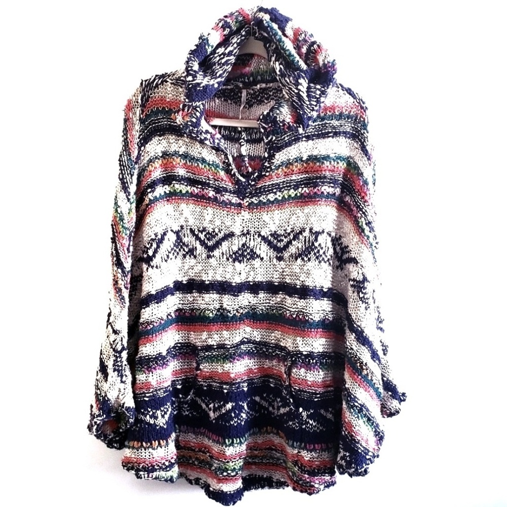 FREE PEOPLE Bubble Tea Poncho